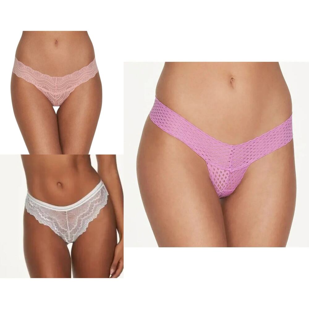 NWT Frederick's of Hollywood Set of 3 Lace Panties Underwear Women's Size 1X